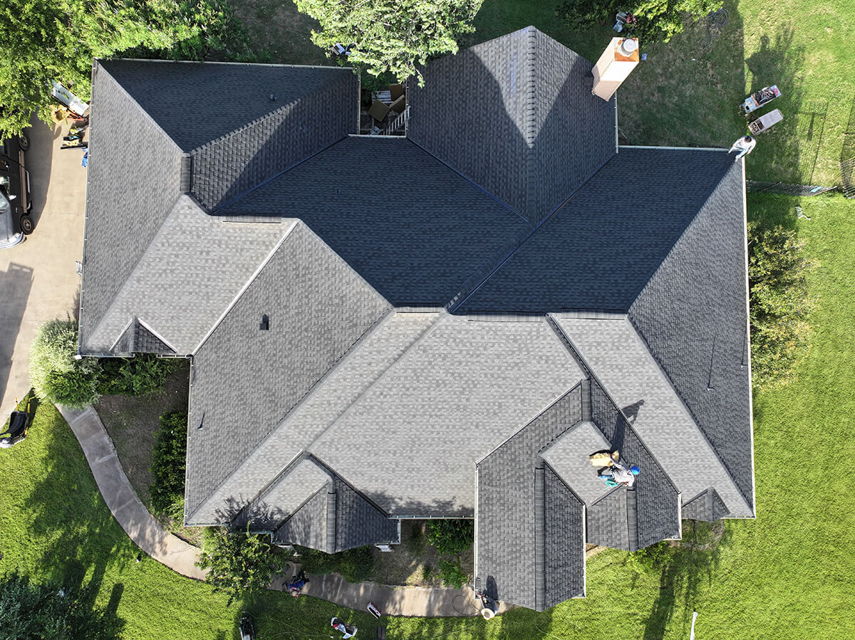 1080x600 New roof on a house in Lake Worth, Texas